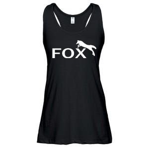 Cute Fox Logo Ladies Essential Flowy Tank