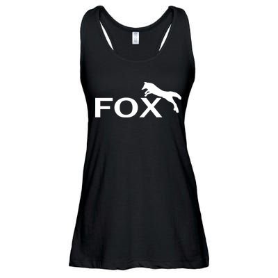 Cute Fox Logo Ladies Essential Flowy Tank