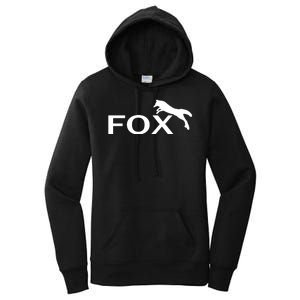 Cute Fox Logo Women's Pullover Hoodie