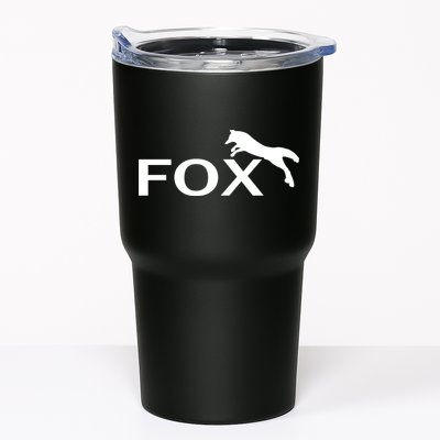 Cute Fox Logo Tumbler