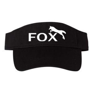 Cute Fox Logo Valucap Bio-Washed Visor