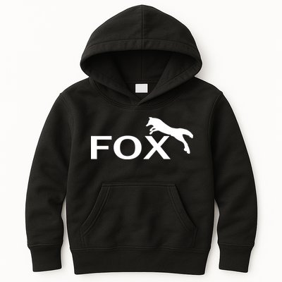 Cute Fox Logo Kids Hoodie