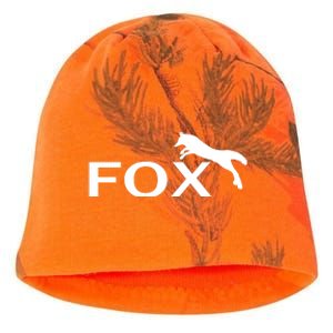 Cute Fox Logo Kati - Camo Knit Beanie