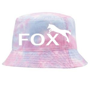 Cute Fox Logo Tie-Dyed Bucket Hat