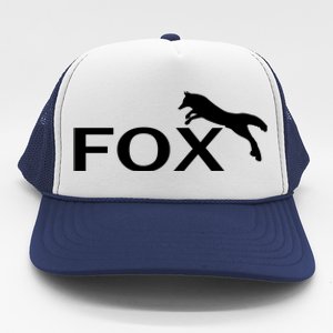 Cute Fox Logo Trucker Hat