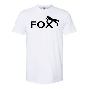 Cute Fox Logo Softstyle CVC T-Shirt