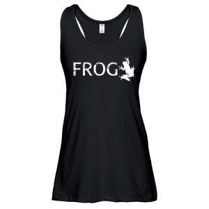 Cute Frog Logo Ladies Essential Flowy Tank