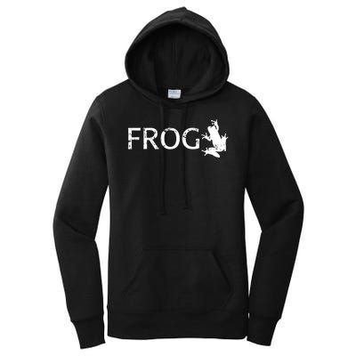 Cute Frog Logo Women's Pullover Hoodie