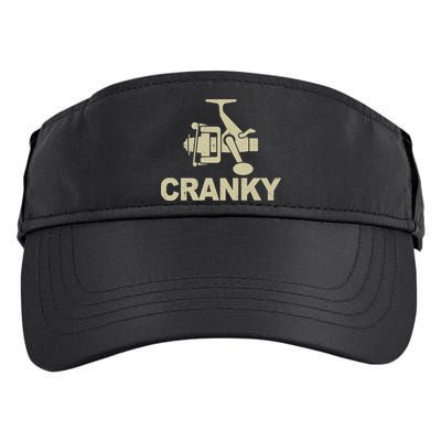 Crankbait Fishing Lure Cranky Funny Fishing Gift Adult Drive Performance Visor