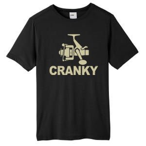 Crankbait Fishing Lure Cranky Funny Fishing Gift Tall Fusion ChromaSoft Performance T-Shirt