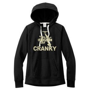 Crankbait Fishing Lure Cranky Funny Fishing Gift Women's Fleece Hoodie