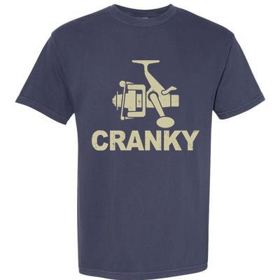 Crankbait Fishing Lure Cranky Funny Fishing Gift Garment-Dyed Heavyweight T-Shirt