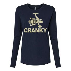 Crankbait Fishing Lure Cranky Funny Fishing Gift Womens Cotton Relaxed Long Sleeve T-Shirt