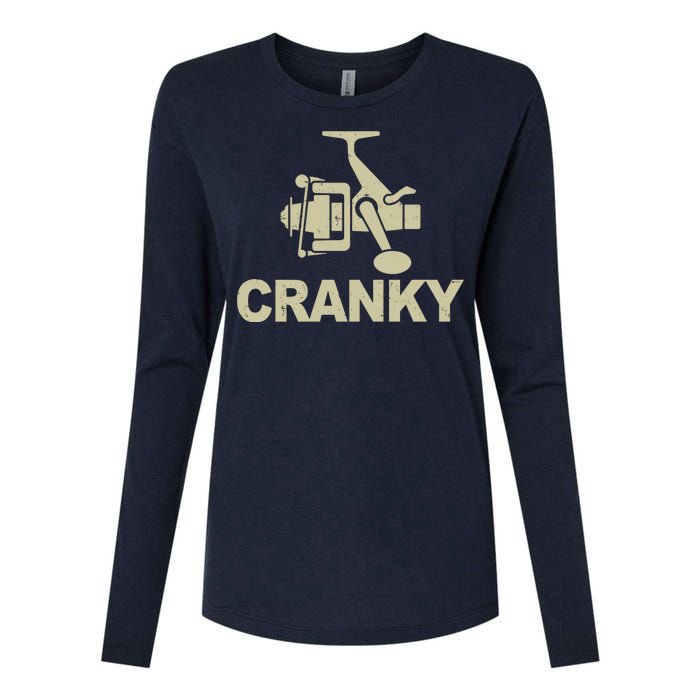 Crankbait Fishing Lure Cranky Funny Fishing Gift Womens Cotton Relaxed Long Sleeve T-Shirt