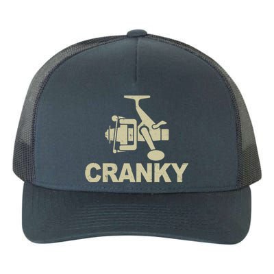 Crankbait Fishing Lure Cranky Funny Fishing Gift Yupoong Adult 5-Panel Trucker Hat