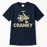Crankbait Fishing Lure Cranky Funny Fishing Gift Tall T-Shirt