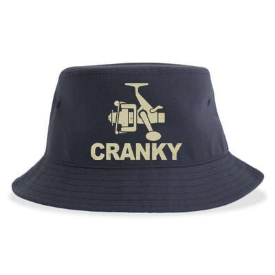 Crankbait Fishing Lure Cranky Funny Fishing Gift Sustainable Bucket Hat