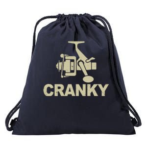 Crankbait Fishing Lure Cranky Funny Fishing Gift Drawstring Bag