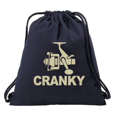 Crankbait Fishing Lure Cranky Funny Fishing Gift Drawstring Bag