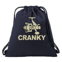 Crankbait Fishing Lure Cranky Funny Fishing Gift Drawstring Bag