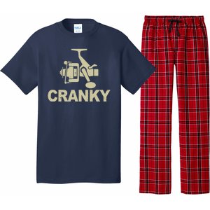 Crankbait Fishing Lure Cranky Funny Fishing Gift Pajama Set