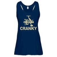 Crankbait Fishing Lure Cranky Funny Fishing Gift Ladies Essential Flowy Tank