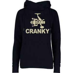 Crankbait Fishing Lure Cranky Funny Fishing Gift Womens Funnel Neck Pullover Hood