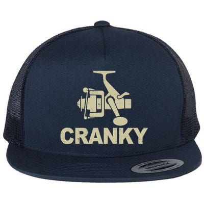 Crankbait Fishing Lure Cranky Funny Fishing Gift Flat Bill Trucker Hat