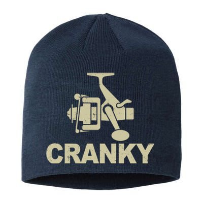 Crankbait Fishing Lure Cranky Funny Fishing Gift Sustainable Beanie