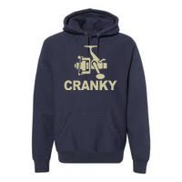 Crankbait Fishing Lure Cranky Funny Fishing Gift Premium Hoodie