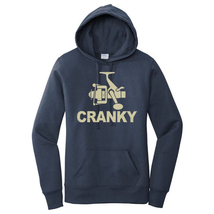 Crankbait Fishing Lure Cranky Funny Fishing Gift Women's Pullover Hoodie