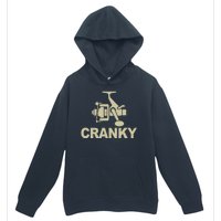 Crankbait Fishing Lure Cranky Funny Fishing Gift Urban Pullover Hoodie