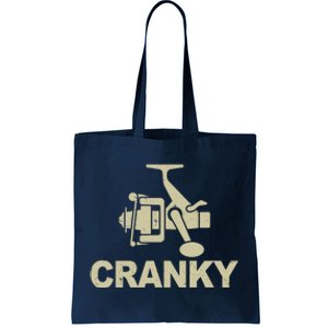 Crankbait Fishing Lure Cranky Funny Fishing Gift Tote Bag