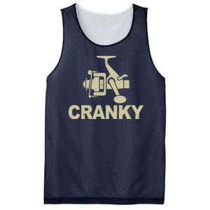 Crankbait Fishing Lure Cranky Funny Fishing Gift Mesh Reversible Basketball Jersey Tank