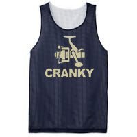 Crankbait Fishing Lure Cranky Funny Fishing Gift Mesh Reversible Basketball Jersey Tank