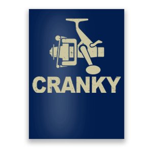 Crankbait Fishing Lure Cranky Funny Fishing Gift Poster