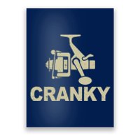 Crankbait Fishing Lure Cranky Funny Fishing Gift Poster