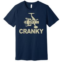 Crankbait Fishing Lure Cranky Funny Fishing Gift Premium T-Shirt