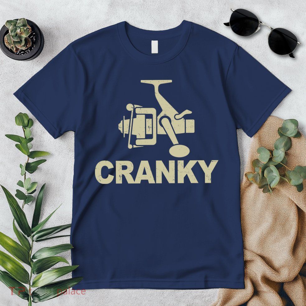 Crankbait Fishing Lure Cranky Funny Fishing Gift Premium T-Shirt