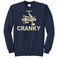 Crankbait Fishing Lure Cranky Funny Fishing Gift Tall Sweatshirt