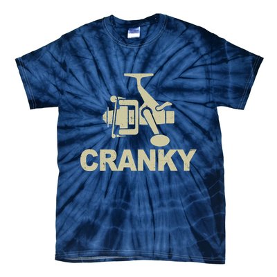 Crankbait Fishing Lure Cranky Funny Fishing Gift Tie-Dye T-Shirt