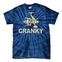 Crankbait Fishing Lure Cranky Funny Fishing Gift Tie-Dye T-Shirt