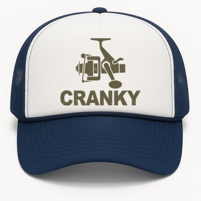 Crankbait Fishing Lure Cranky Funny Fishing Gift Trucker Hat