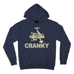 Crankbait Fishing Lure Cranky Funny Fishing Gift Tall Hoodie