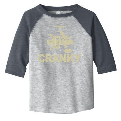 Crankbait Fishing Lure Cranky Funny Fishing Gift Toddler Fine Jersey T-Shirt