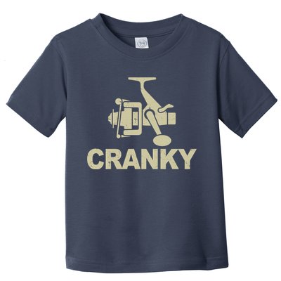 Crankbait Fishing Lure Cranky Funny Fishing Gift Toddler T-Shirt