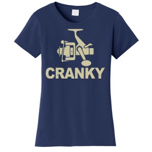 Crankbait Fishing Lure Cranky Funny Fishing Gift Women's T-Shirt