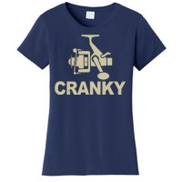 Crankbait Fishing Lure Cranky Funny Fishing Gift Women's T-Shirt