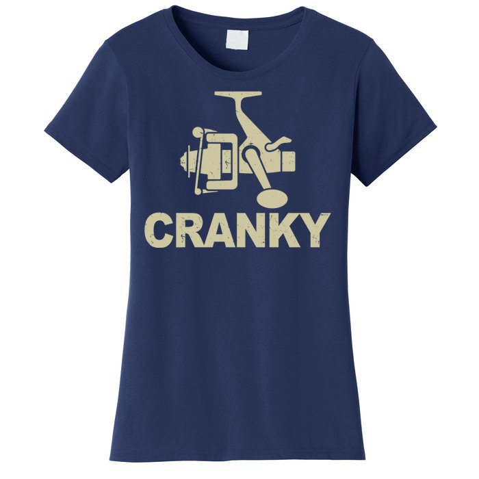 Crankbait Fishing Lure Cranky Funny Fishing Gift Women's T-Shirt