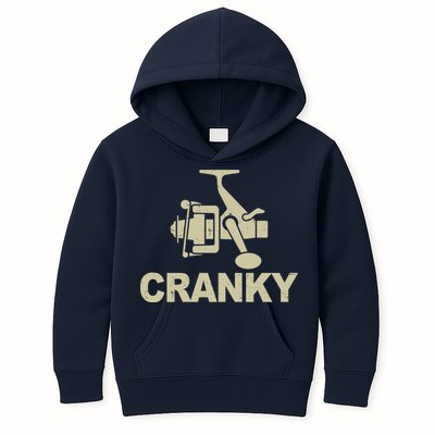 Crankbait Fishing Lure Cranky Funny Fishing Gift Kids Hoodie